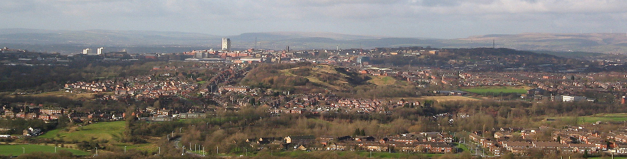 A Picture of Panoramic View of Oldham